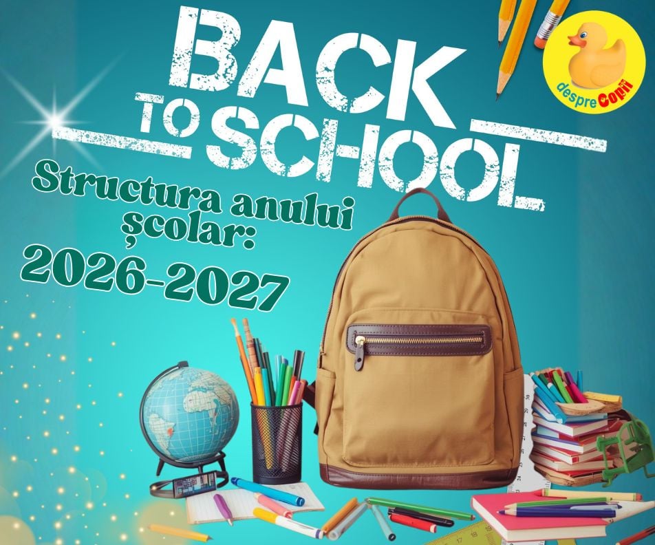 Structura anului școlar 2026-2027 (proiect): Când încep cursurile, structura modulelor și vacanțele elevilor